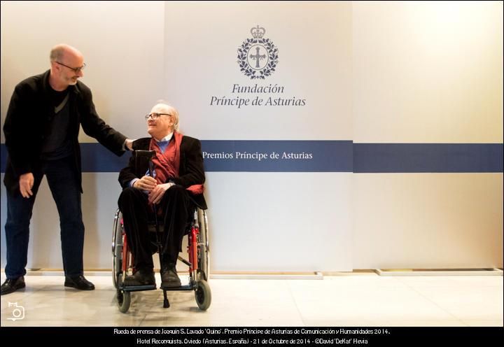 FOTOGALERÍA. Premios Príncipe de Asturias. Rueda de Prensa de Quino.