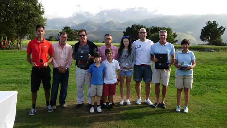 Campeones del Trofeo de Golf Caja Rural en Llanes