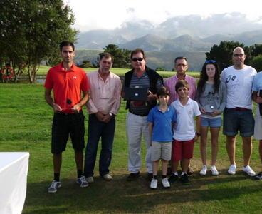 Campeones del Trofeo de Golf Caja Rural en Llanes