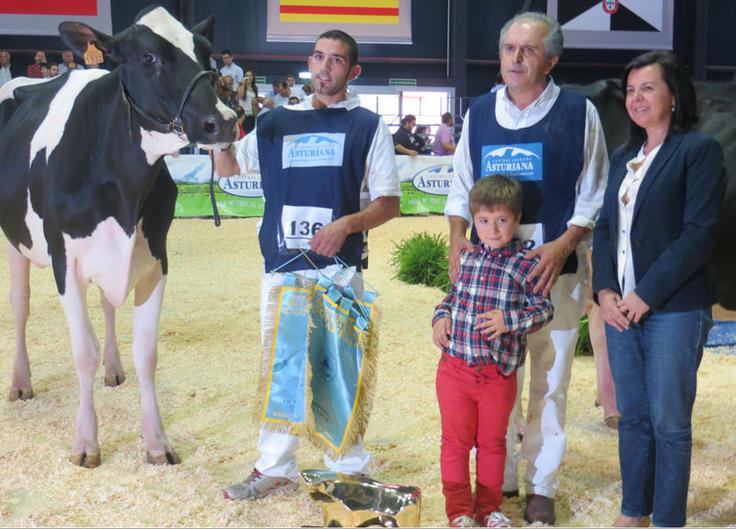 #AGROPEC.Una vaca de Badiola, gran campeona nacional de frisona