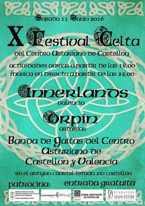 X Festival Celta del Centro Asturiano de Castellon