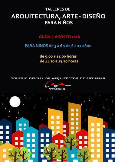 Taller de arquitectura, arte y diseño para niños en Gijón