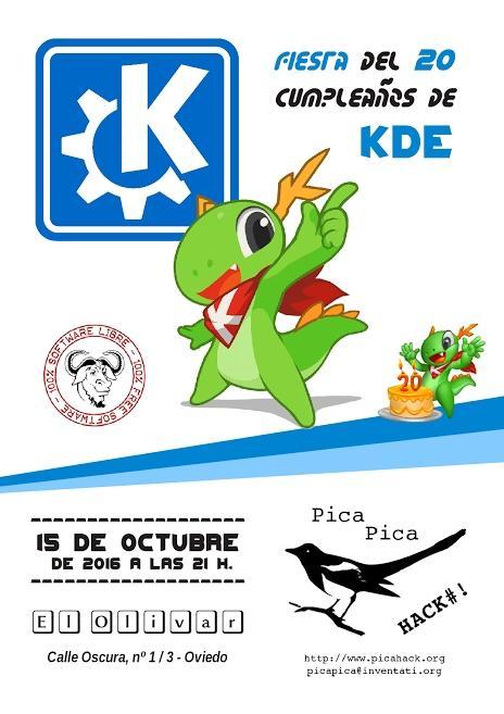Fiesta del 20 cumpleaños de KDE