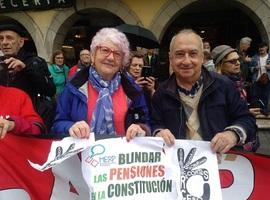 Manifestación en Avilés en defensa del blindaje de las pensiones