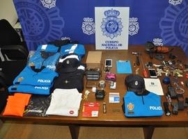 Detenido un caco tras años de fingirse policia local de Oviedo