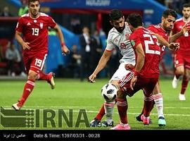 Irán pierde por 1-0 ante España 