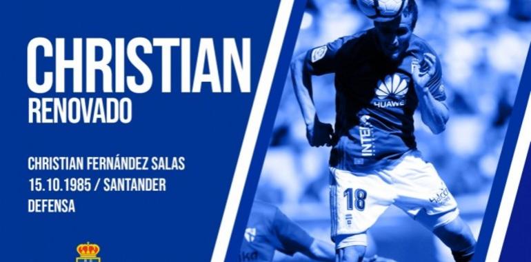 Christian Fernández prolonga su contrato con el Real Oviedo