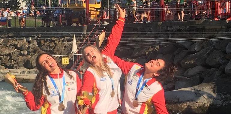 España logra la medalla de oro por equipos en C1 mujeres en el Mundial Sub23