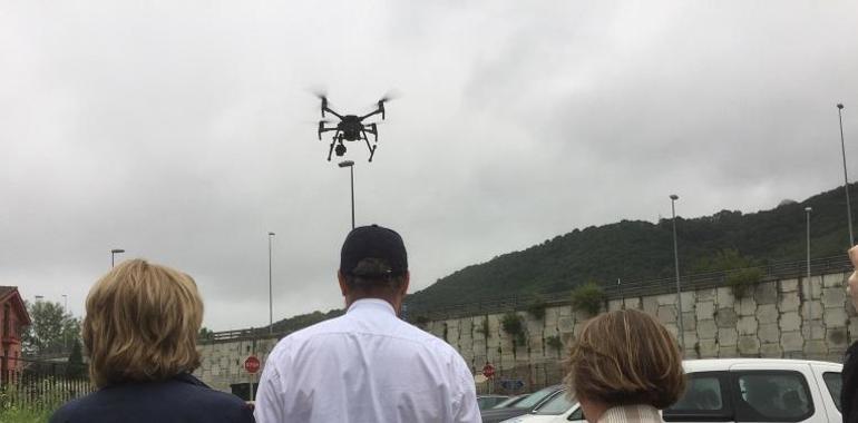 Conejillos de Indias asturianos para testar los drones de Tráfico