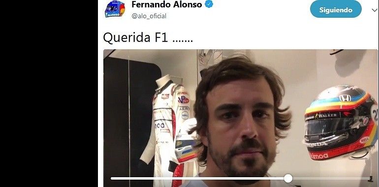 Fernando Alonso dice adios a la F1
