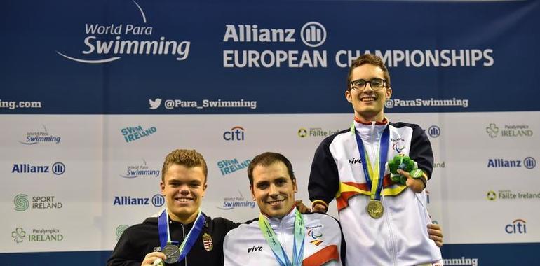 Triplete de oros para España con 16 medallas en el Europa de Natación Paralímpica