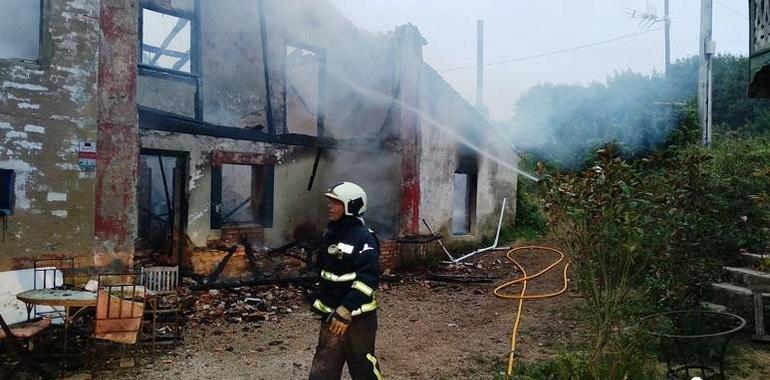 Herida vecina de Condres de Gozón en el incendio de su vivienda