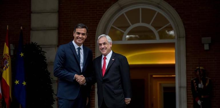 Presidente Piñera impulsa en España agenda de modernización entre Chile y la UE