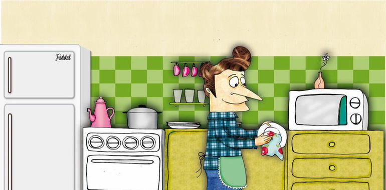 "Un papá con delantal" invita a través del humor a repartirse las tareas del hogar 