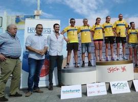 Jessica López y Dani Bayón ganan el Asturias de triatlón olímpico en Gijón