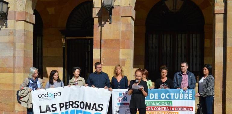 El Ayuntamiento de Oviedo se une al Día Internacional para la Erradicación de la Pobreza