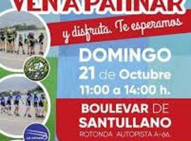 Santuyano acoge este domingo una prueba de patinaje para escolares y clubes locales