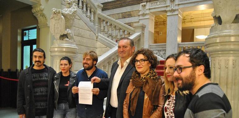  IU y Podemos registran la propuesta de reforma estatutaria para la oficialidad del asturiano