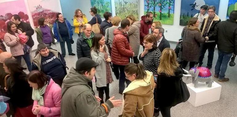 Usuarios de centros Fasad muestran sus trabajos artísticos en Avilés 
