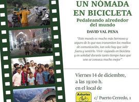 "Un nómada en bicicleta" recoge la aventura de David Val alrededor del mundo 