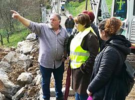 Reparados los daños más graves provocados por el temporal en carreteras de Oviedo  