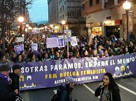 Cien mil voces en Gijón por la igualdad y contra el machismo