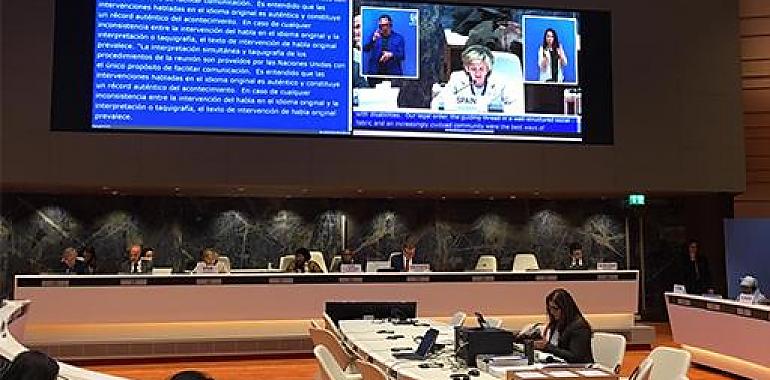 María Luisa Carcedo defiende ante la ONU las políticas en materia de discapacidad