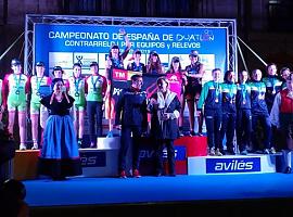 Diablillos Rivas Mar y Ascentium Araba, campeones de España de Duatlón CRE en Avilés
