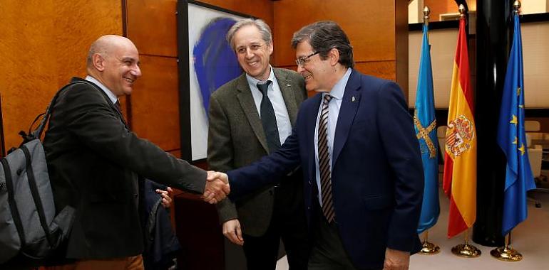 ArcelorMittal analiza con el presidente de Asturias  la colaboración conjunta en I+D.