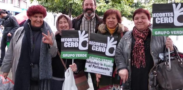 Recortes Cero - Grupo Verde, con Lobato, hoy por la lengua asturiana