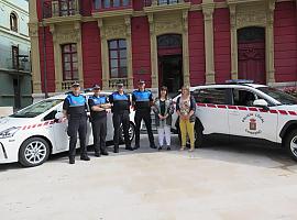 La Policía Local de Carreño estrana vehículos híbridos