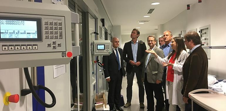 La farmacia robotizada del HUCA, ejemplo para hospitales alemanes 