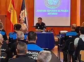 La Policía Nacional realiza una jornada de actualización en delitos violentos en Avilés