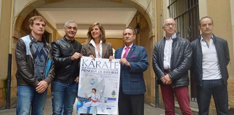El Palacio de Deportes acoge el sábado el XLII Trofeo Internacional de Karate "Princesa de Asturias"