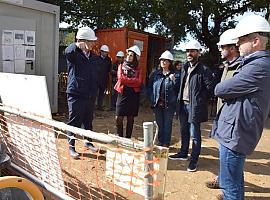 Las obras de la nueva residencia para mayores en Lugones, a buen ritmo