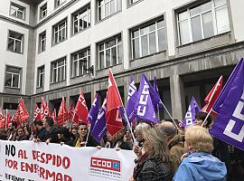 Manifestaciones en protesta contra la obligación de trabajar enfermo