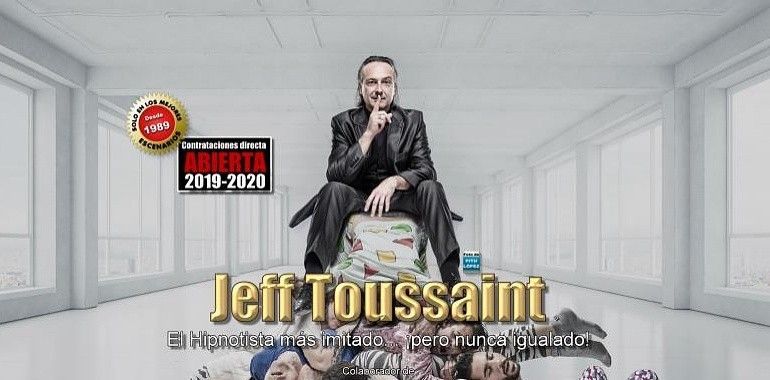 El televisivo hipnotista Jeff Toussaint  en la Universidad de Oviedo