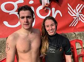 Daniel Menéndez y Carlota Torrontegui ganan la Travesía de Navidad Gijón 2019