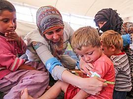 Asturias destina  cien mil euros a mejorar la nutrición infantil en los campos de desplazados de Siria