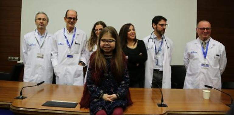 Una niña, primer paciente pediátrico triple trasplantado de corazón, hígado y riñón