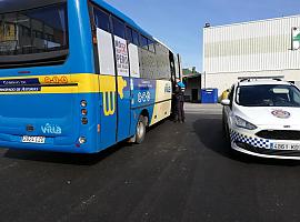 La Policía Local avilesina controlará vehículos y conductores del transporte escolar