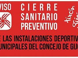 Cierre sanitario preventivo de las instalaciones deportivas municipales de Gijón