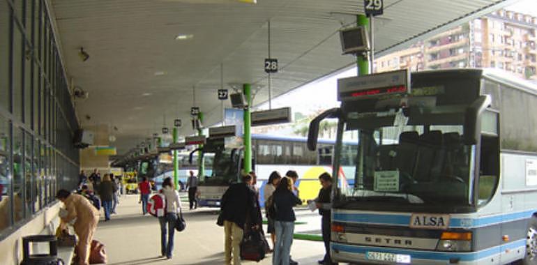 Asturias reduce el transporte público interurbano