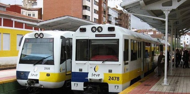 Adif informa de suspensión en la línea de cercanías C3 asturiana