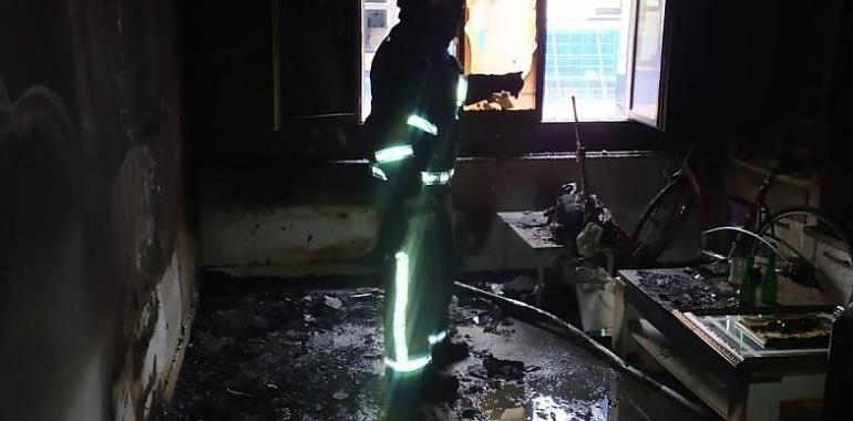 Extinguido un incendio en una vivienda de Ribadesella