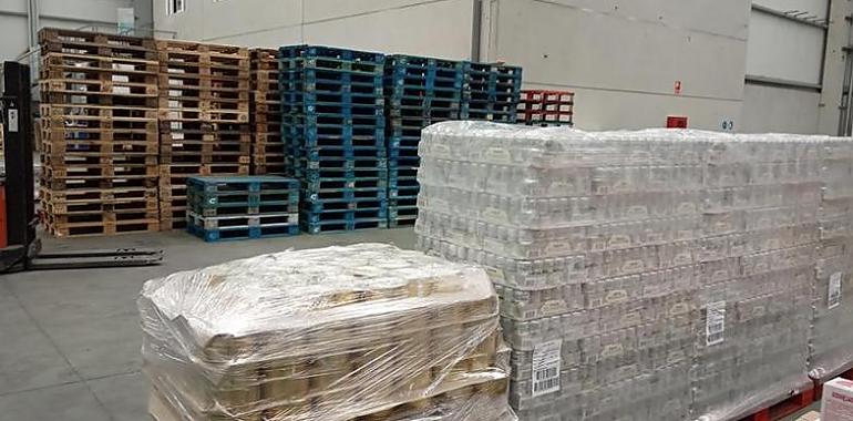 El Gaitero dona productos  al Banco de Alimento de Asturias y a Cruz Roja de Villaviciosa