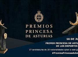 El jurado delibera entre 17 candidaturas al Princesa de Asturias de los Deportes