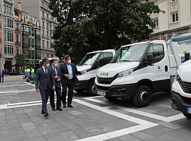 Oviedo incorpora 6 nuevos vehículos de limpieza