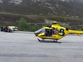 Rescate en el Pico Urriellu: Helicóptero del SEPA salva a un montañero en la tarde de ayer