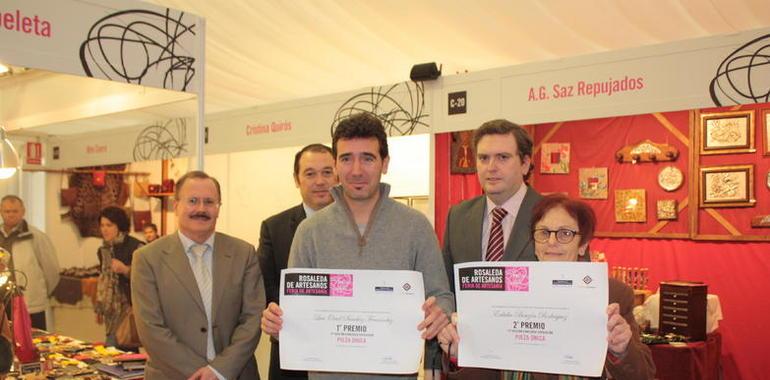 Luis Oriol y Eulalia Bouzón, ganadores en el Concurso  la ‘Rosaleda de Artesanos’